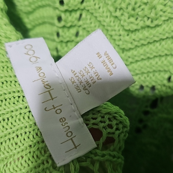 House of Harlow 1960 Lime Crochet Maxi Dress XS‎ NWT - Picture 11 of 13